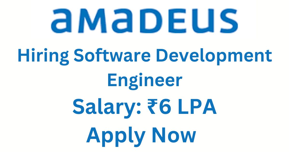 Amadeus Hiring Software Development Engineer