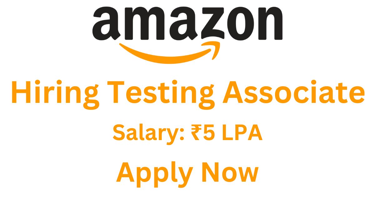 Amazon Hiring Testing Associate