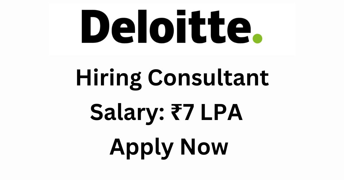 Deloitte Hiring Consultant
