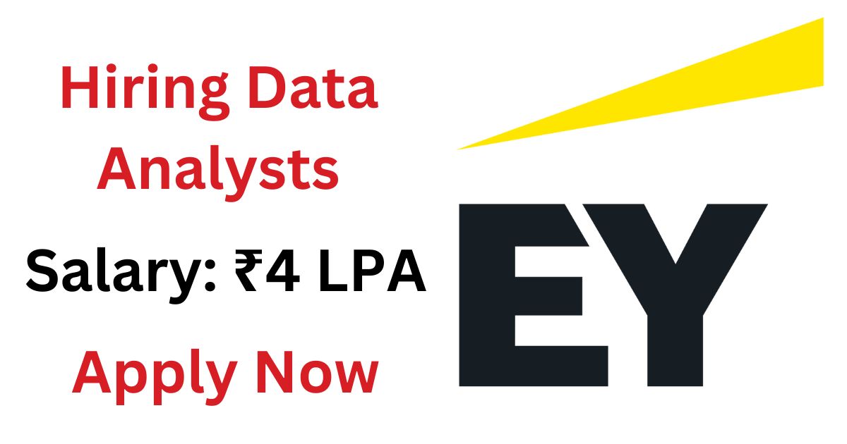 EY Hiring For Data Analytics
