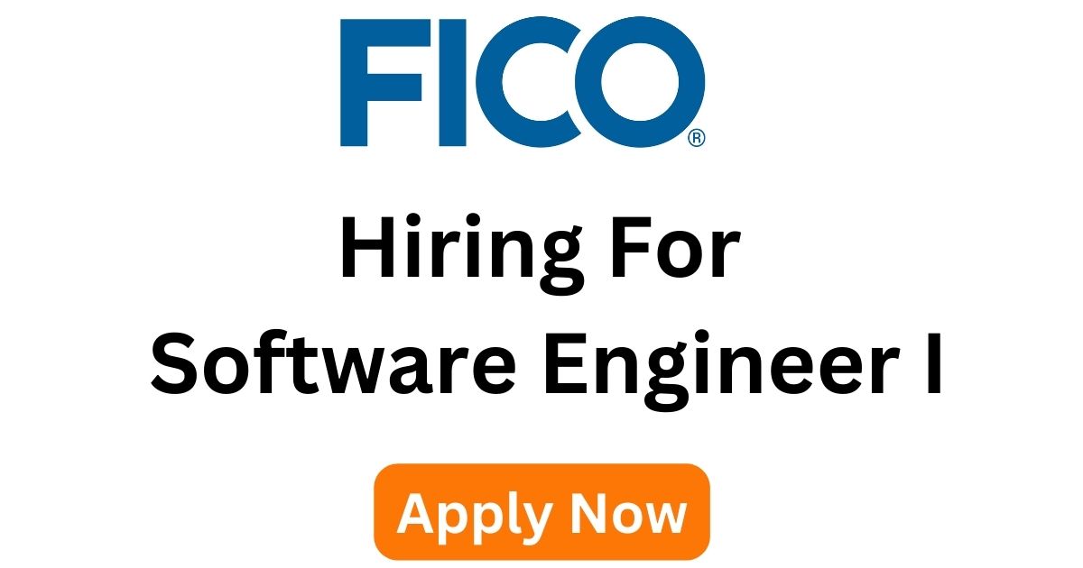 FICO Hiring For Software Engineer I