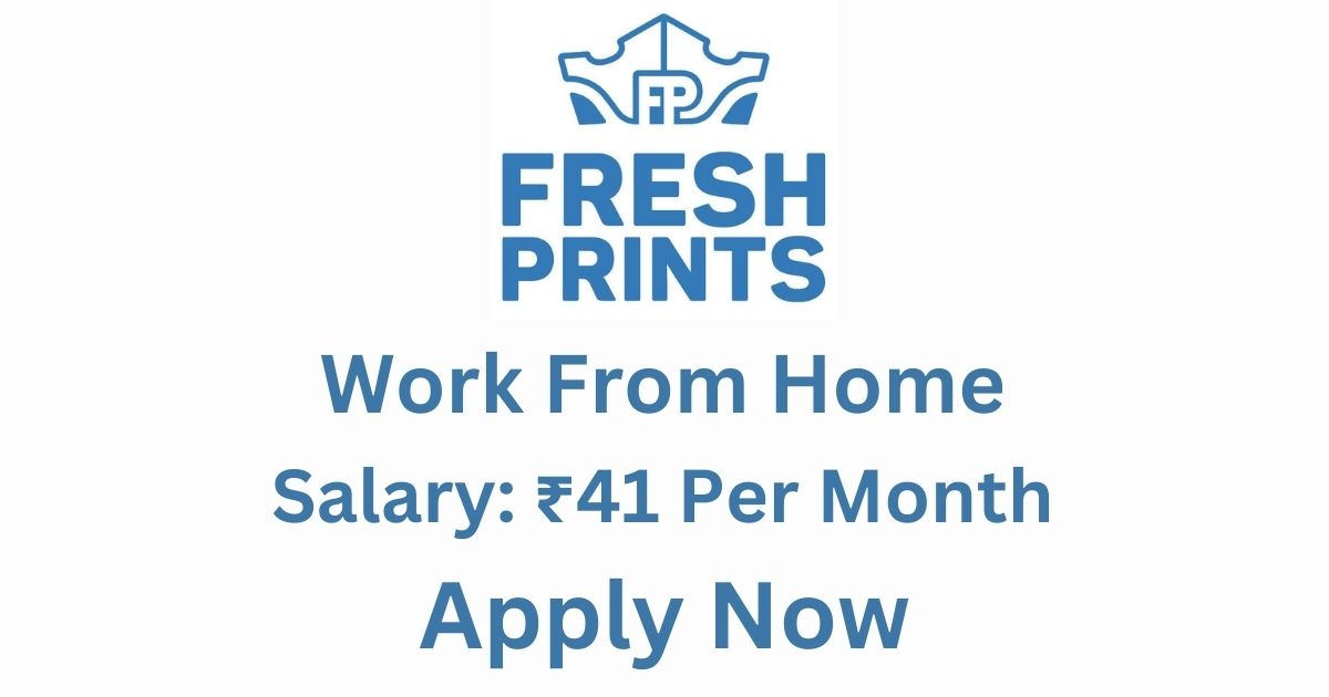 Fresh Prints Hiring Work From Home For Customer Support