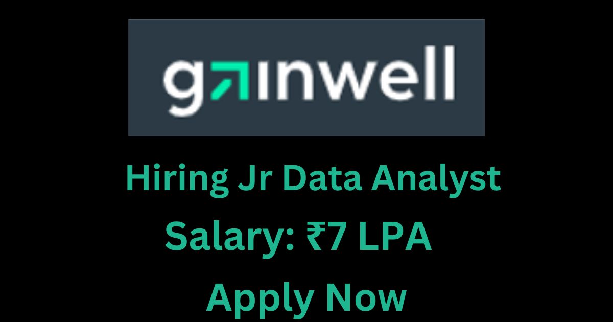 Gainwell Technologies Hiring Jr Data Analyst