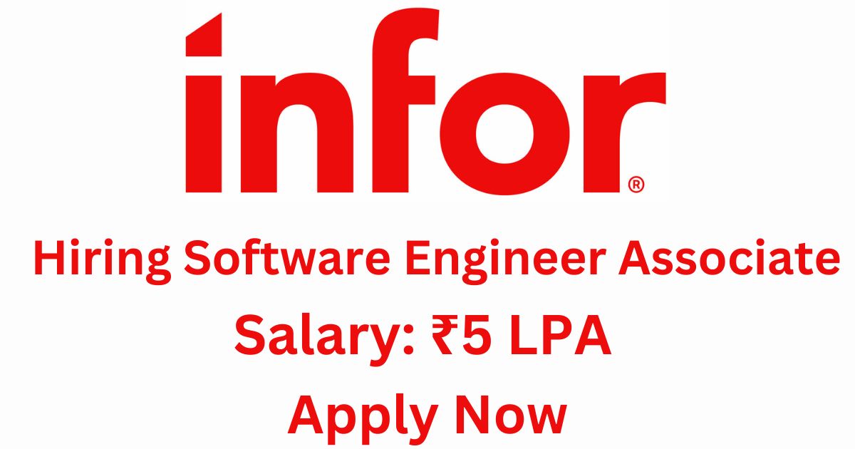 Infor Hiring Software Engineer Associate