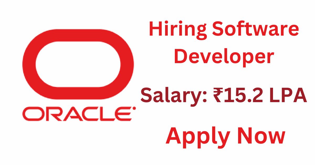 Oracle Hiring For Software Developer