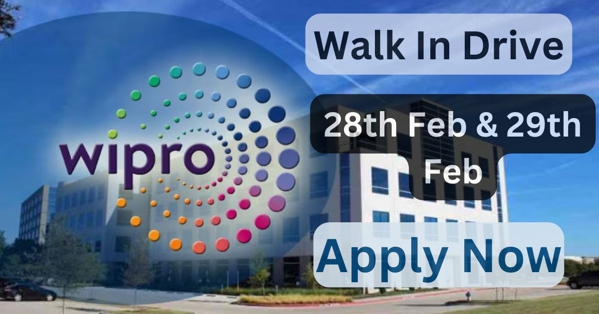 Wipro Walk In Drive For Quality Assurance