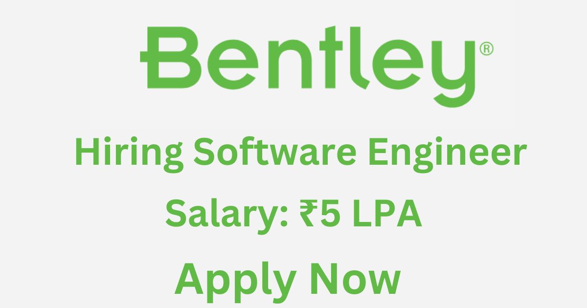Bentley Recruitment For Software Engineer