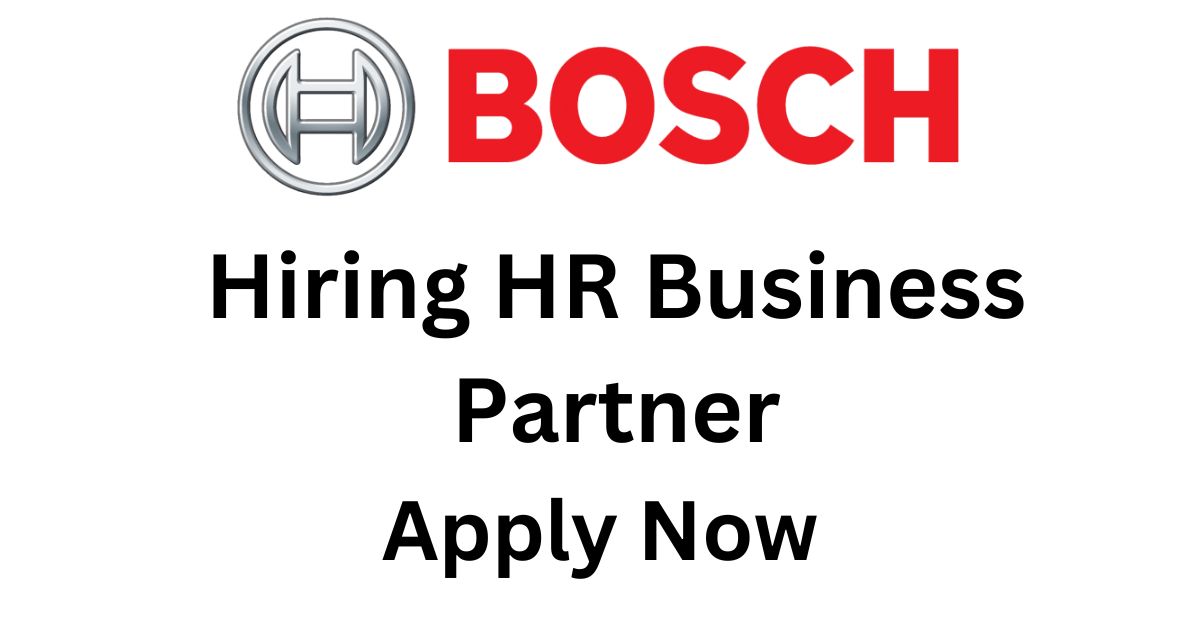 Bosch Global Software Hiring HR Business Partner
