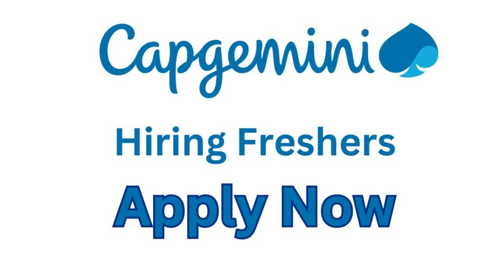 Capgemini Hiring Freshers For Support Apply Now