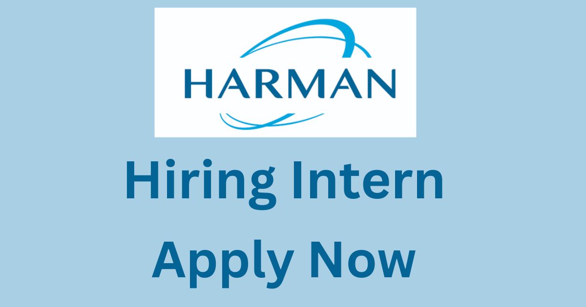 HARMAN Recruitment For Intern