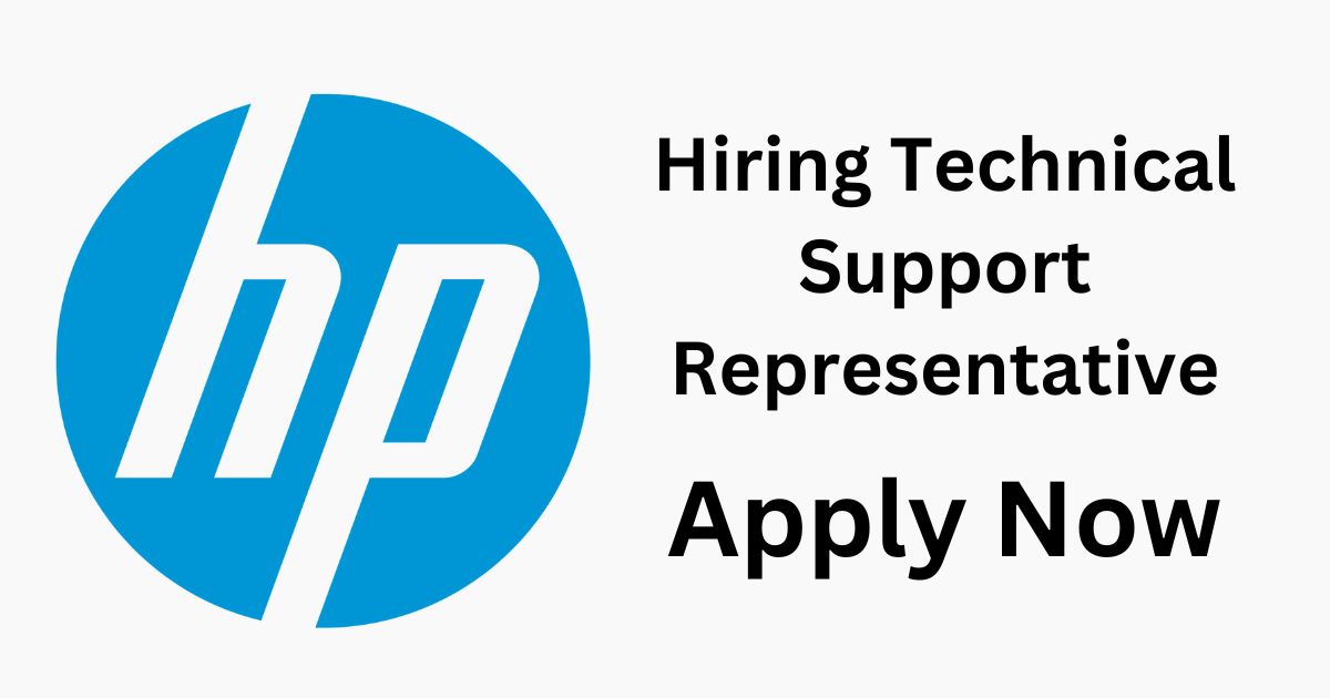 HP Hiring Technical Support Representative