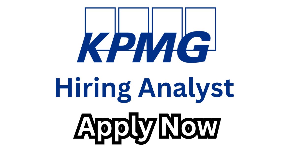 KPMG Hiring Analyst