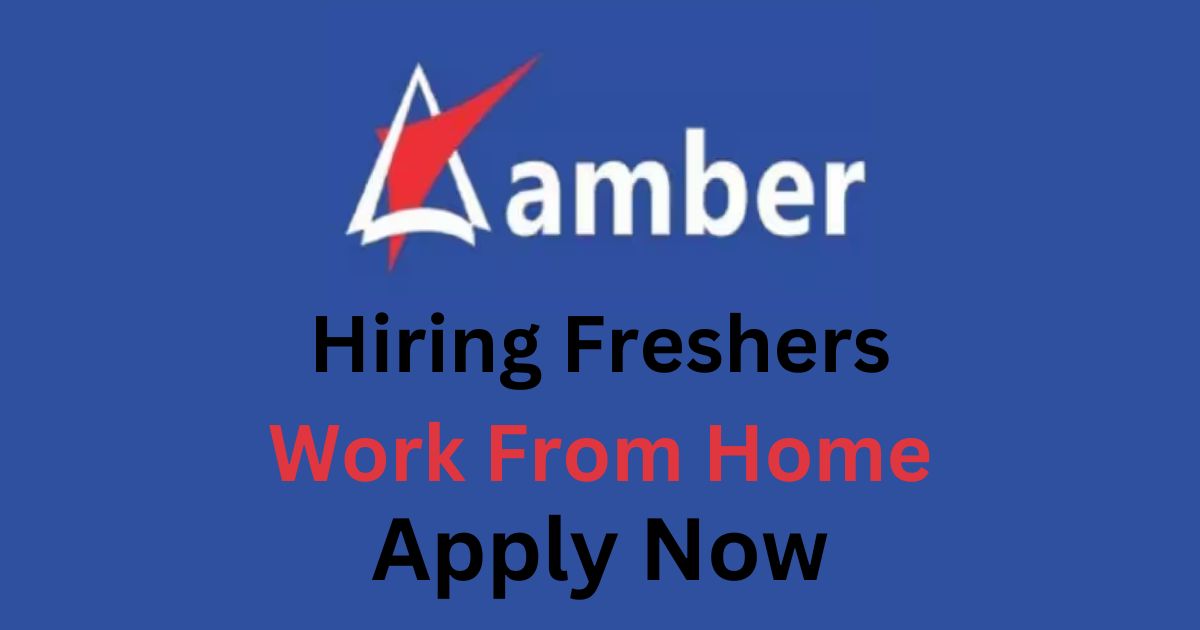 Amber Hiring Work From Home For Operations Associate
