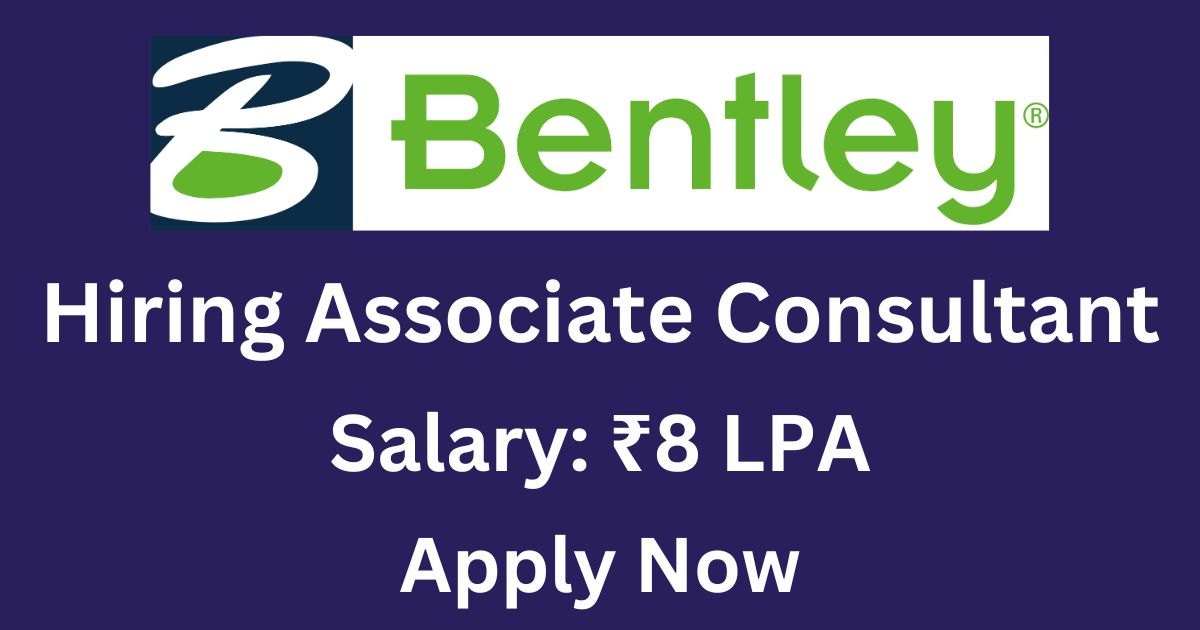 Bentley Systems Hiring Associate Consultant