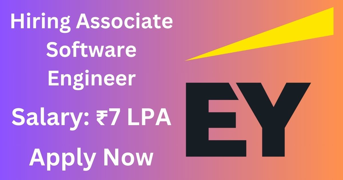 EY Recruitment For Associate Software Engineer