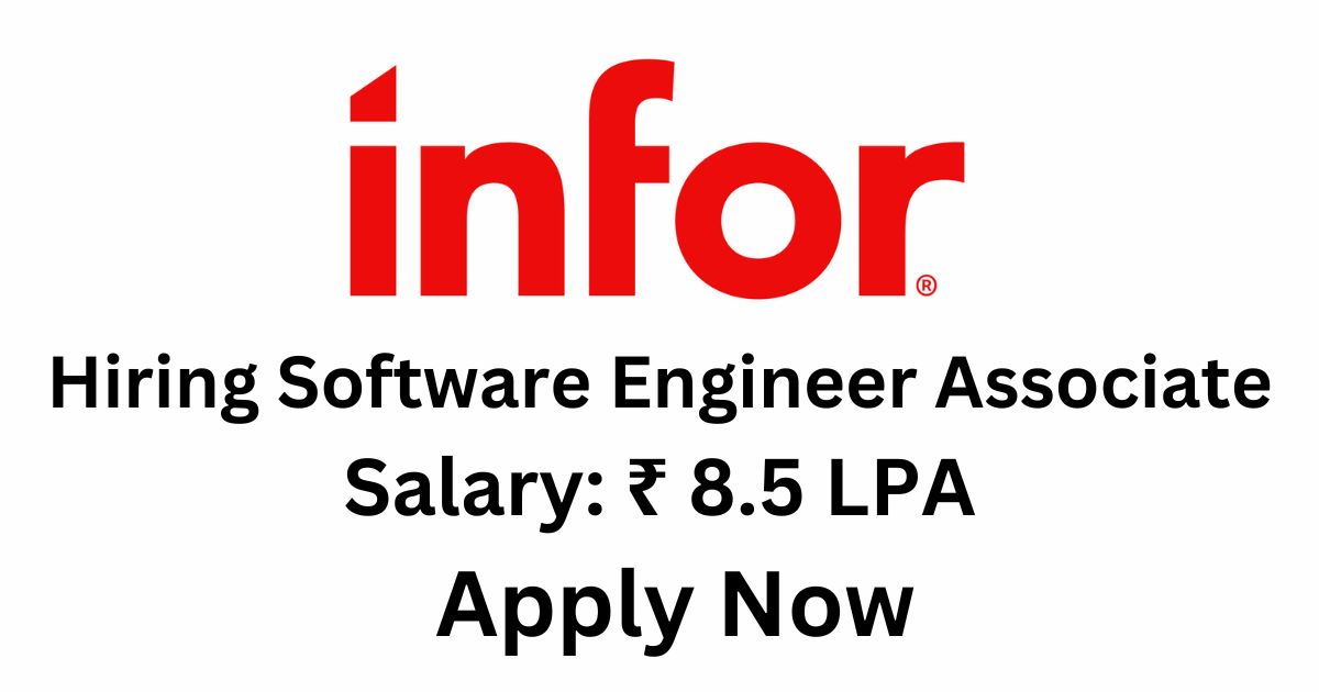 Infor Recruitment For Software Engineer Associate