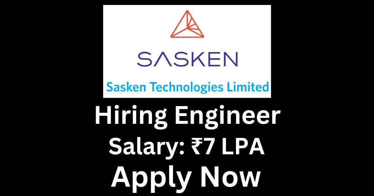 Sasken Technologies Hiring Engineer