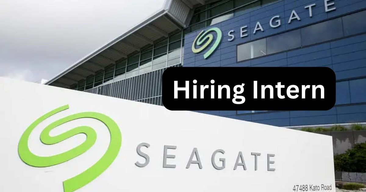 Seagate Technology Hiring Intern