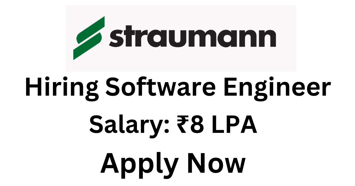 Straumann Group Hiring Software Engineer