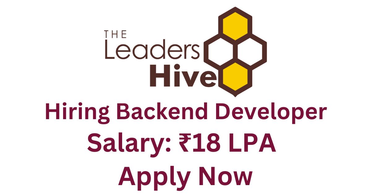 The Leaders Hive Hiring Backend Developer