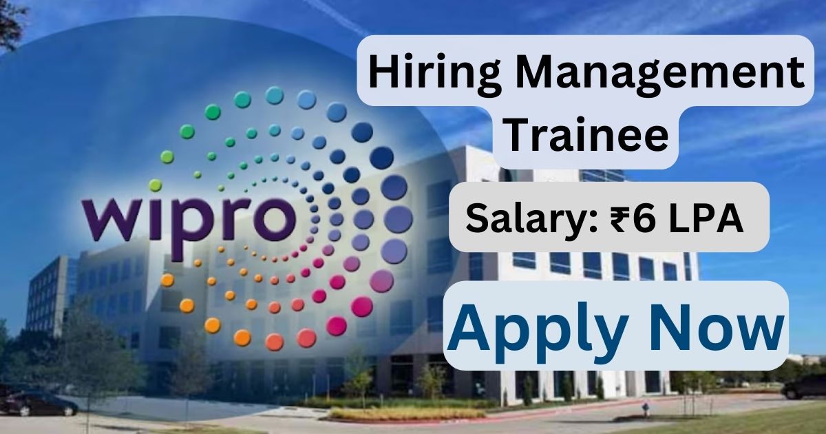 Wipro Recruitment Management Trainee Apply Now