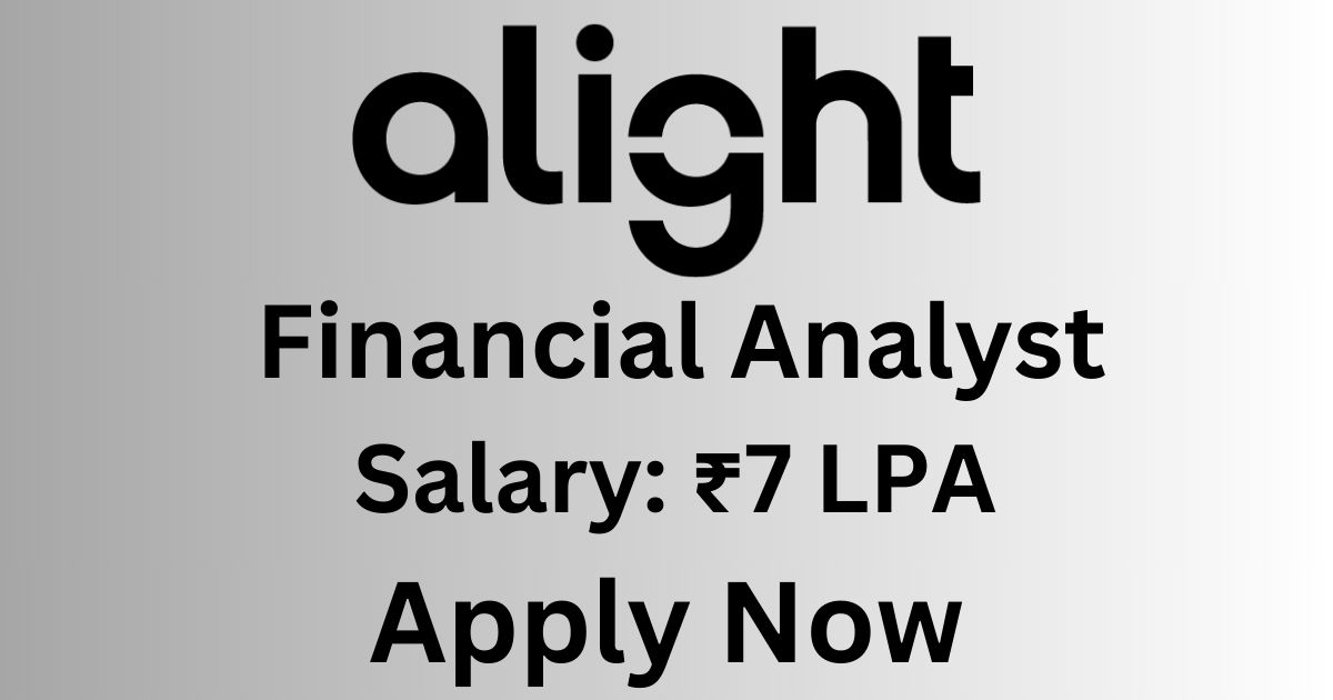 Alight Recruitment For Financial Analyst