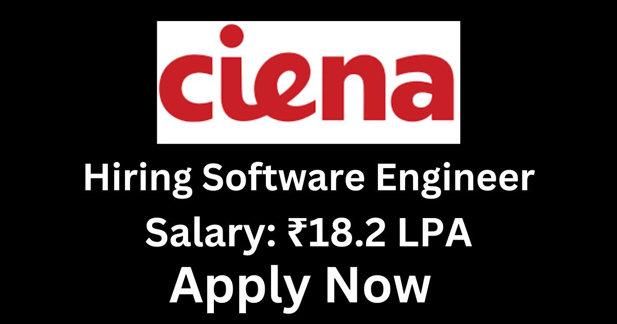 Ciena Hiring Software Engineer