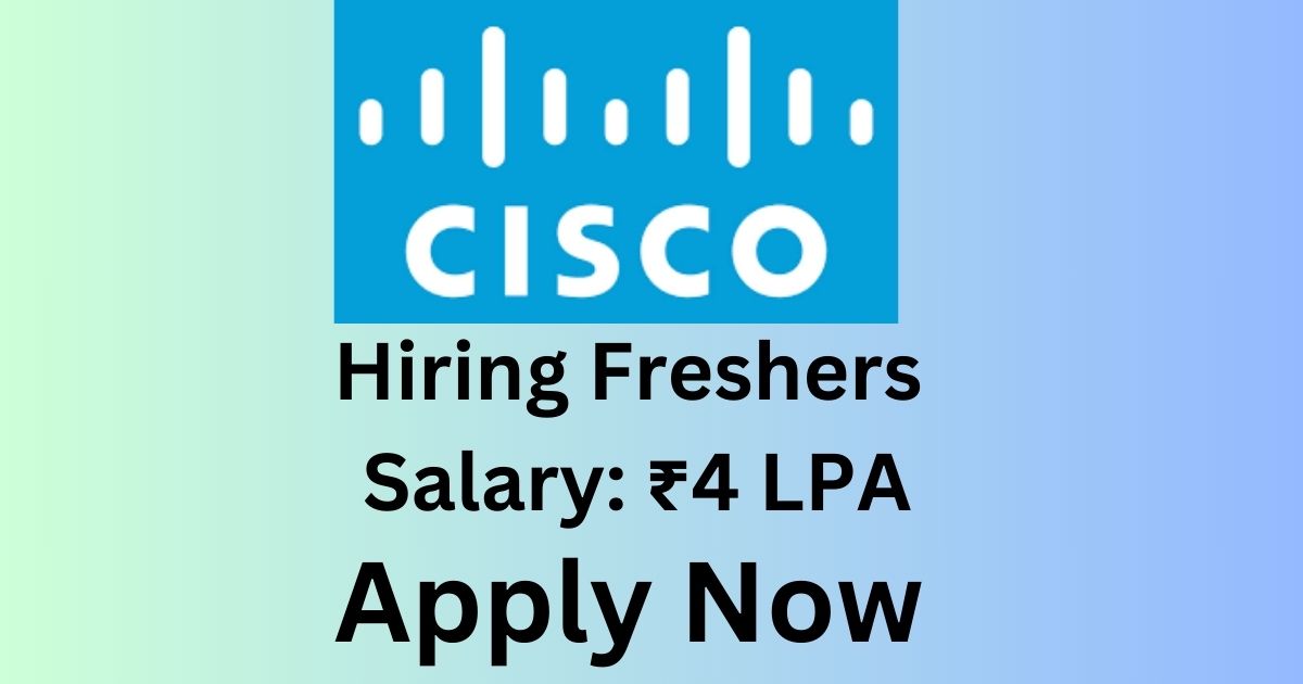 Cisco Hiring Non Technical Graduate Apprentice