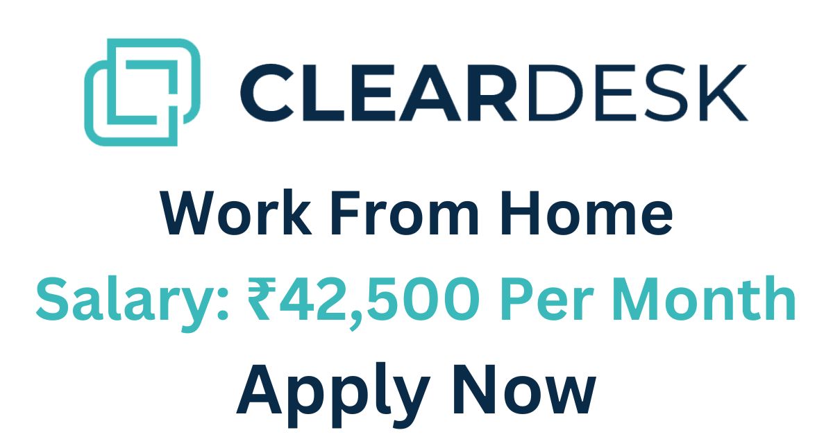 ClearDesk Work From Home For HR Intern