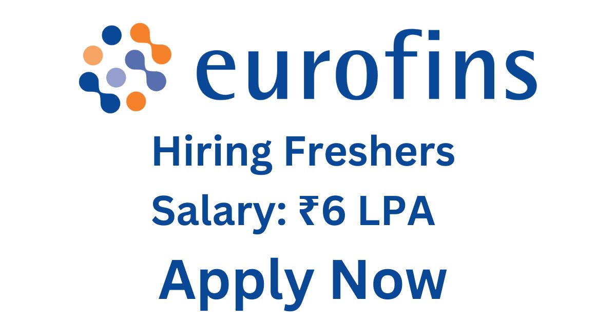 Eurofins Associate Software Engineer Recruitment