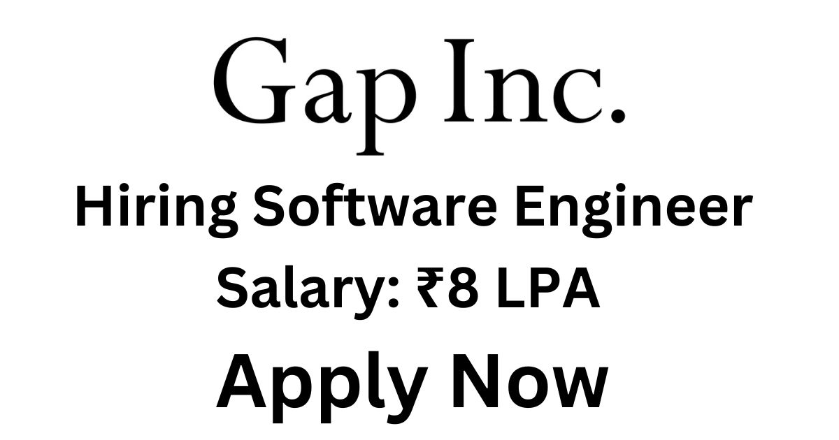 Gap Inc Software Engineer Hiring