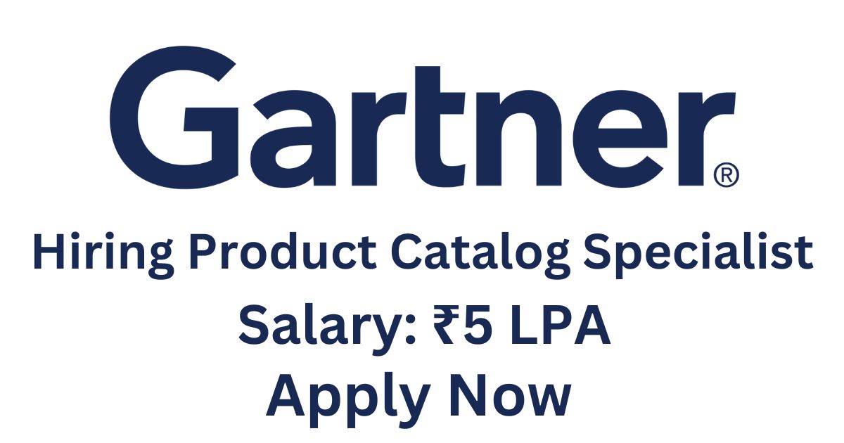 Gartner Hiring Product Catalog Specialist