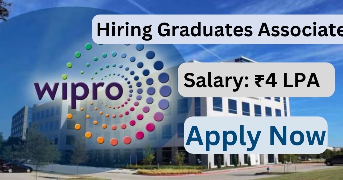 Wipro Hiring Graduates Associate