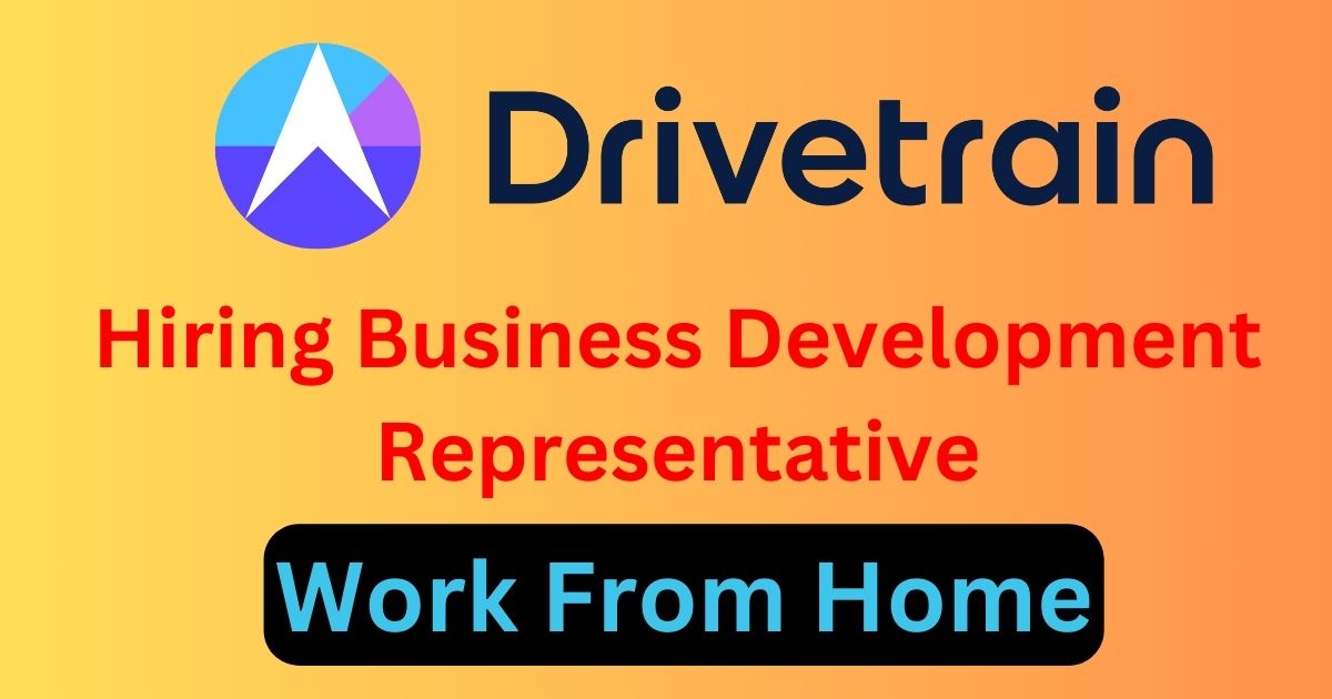 Drivetrain Work From Home For Business Development Representative