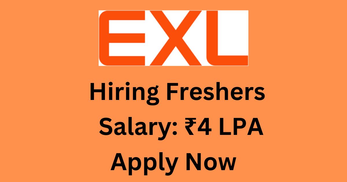 EXL Freshers Recruitment For Executive