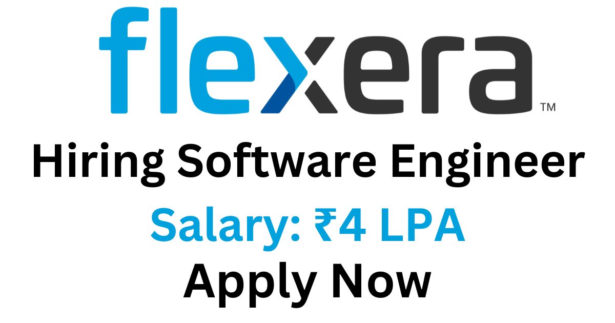 Flexera Hiring Software Engineer