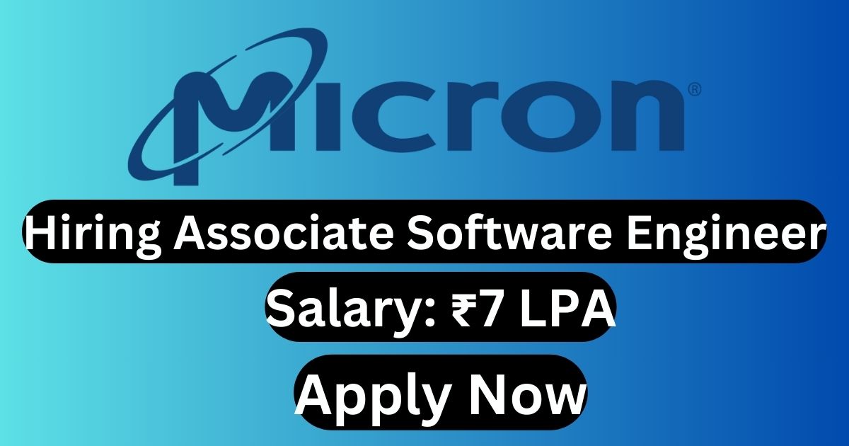 Micron Associate Software Engineer Job