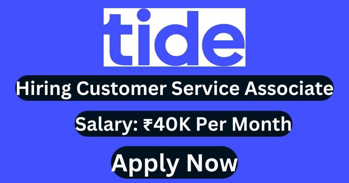 Tide Hiring Customer Service Associate