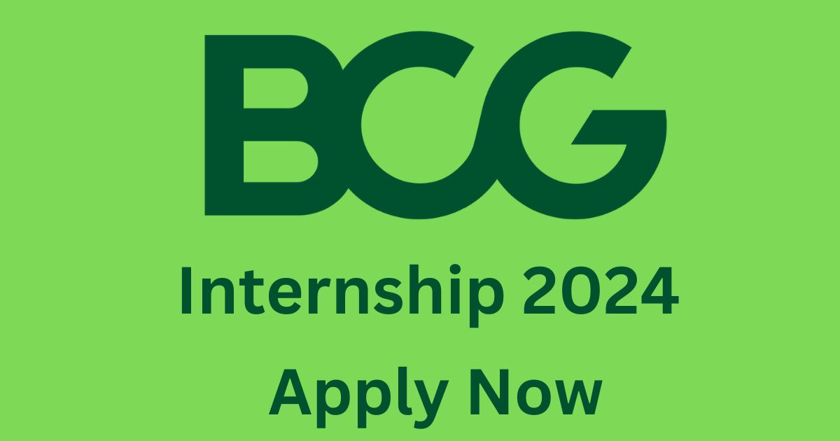 BCG Internship Opportunity 2024