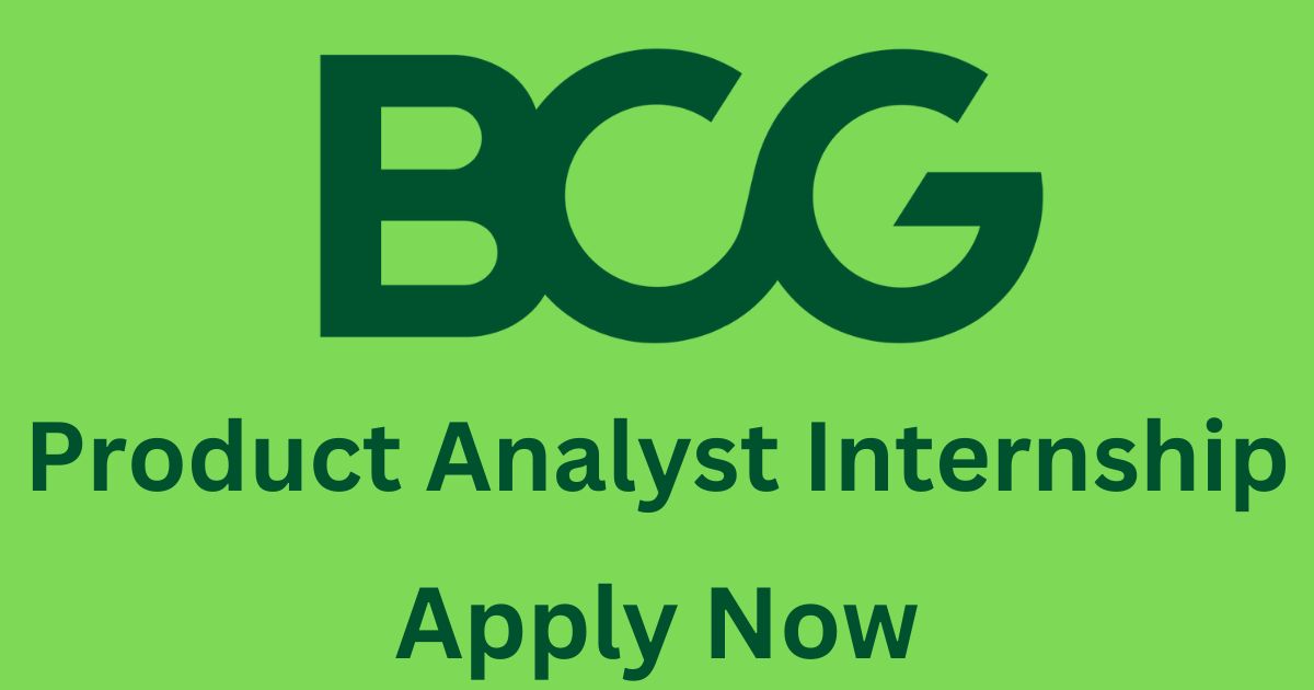 BCG Product Analyst Internship