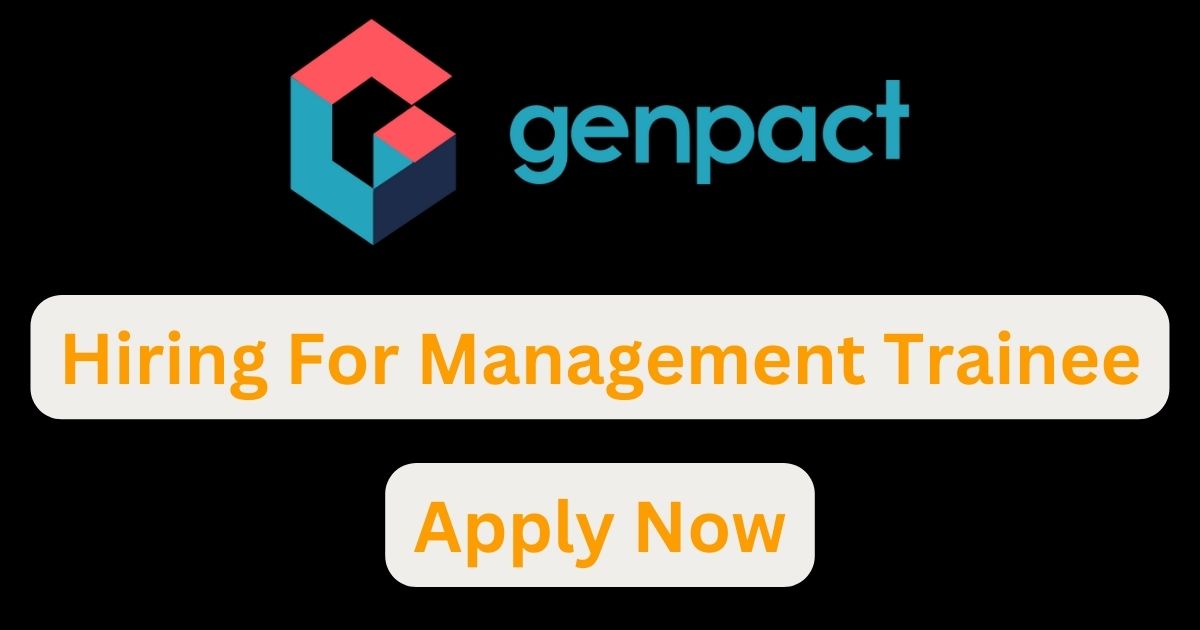 Genpact Mass Hiring For Management Trainee