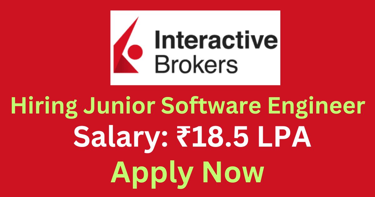 Interactive Brokers Hiring Junior Software Engineer