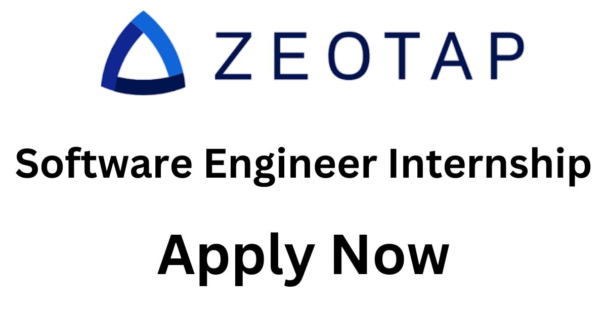 Zeotap Software Engineer Internship