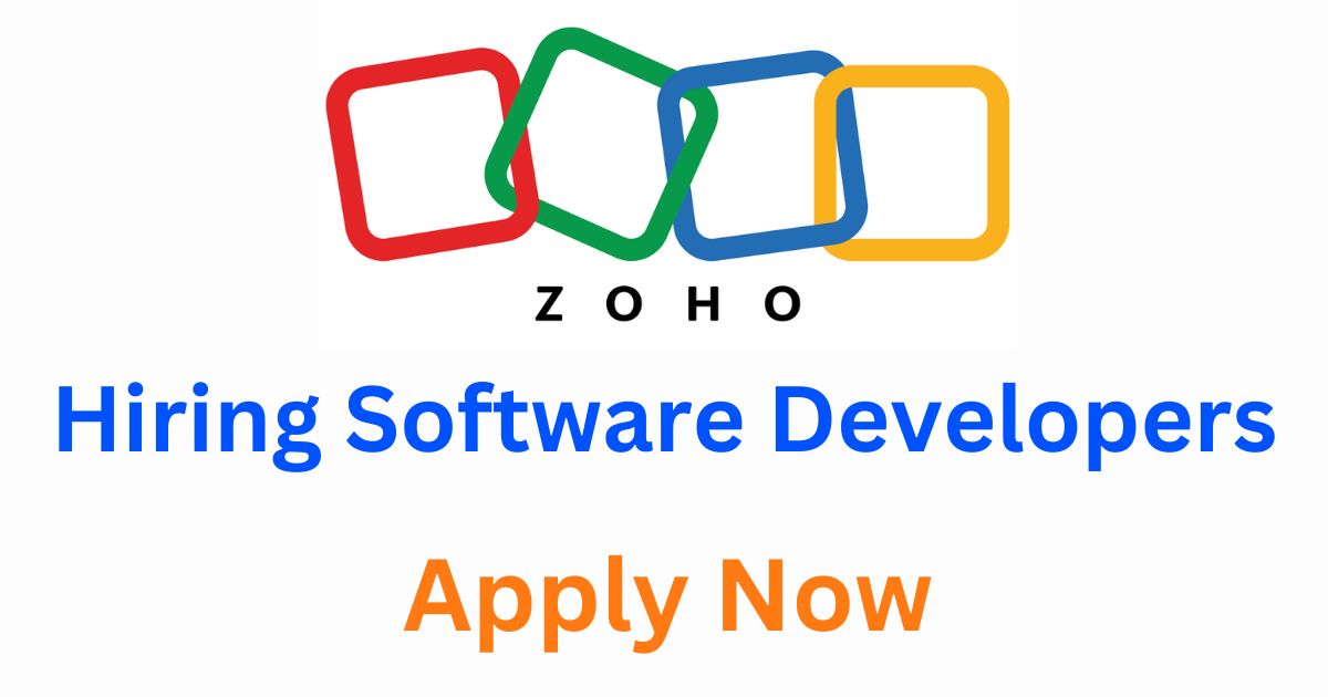 Zoho Hiring Graduates For Software Developers