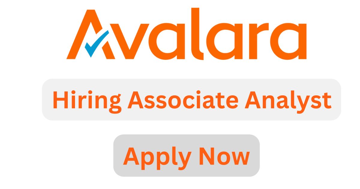 Avalara Recruitment For Associate Analyst