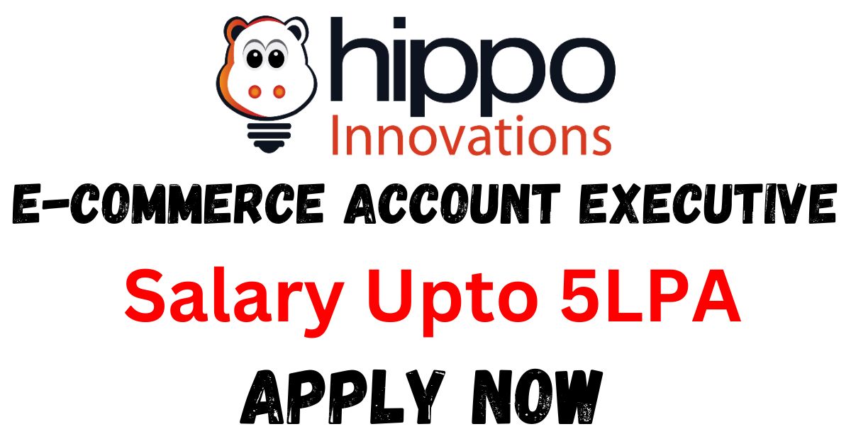 Hippo Innovations WFH Hiring For E-commerce Account Executive